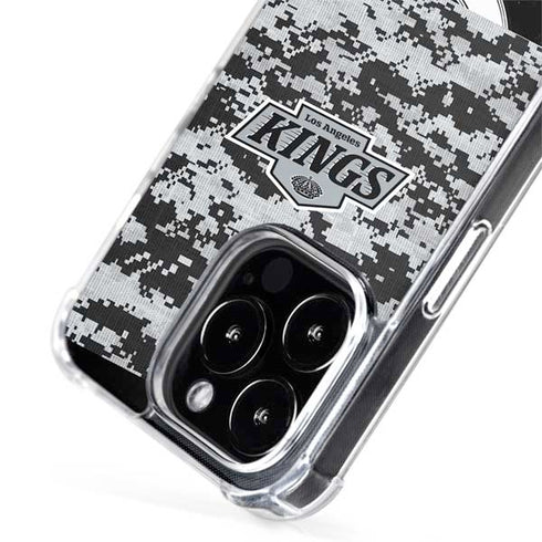 NHL Los Angeles Kings Camo iPhone 15 Pro MagSafe Case